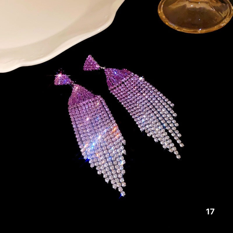 Purple Butterfly Series Earrings