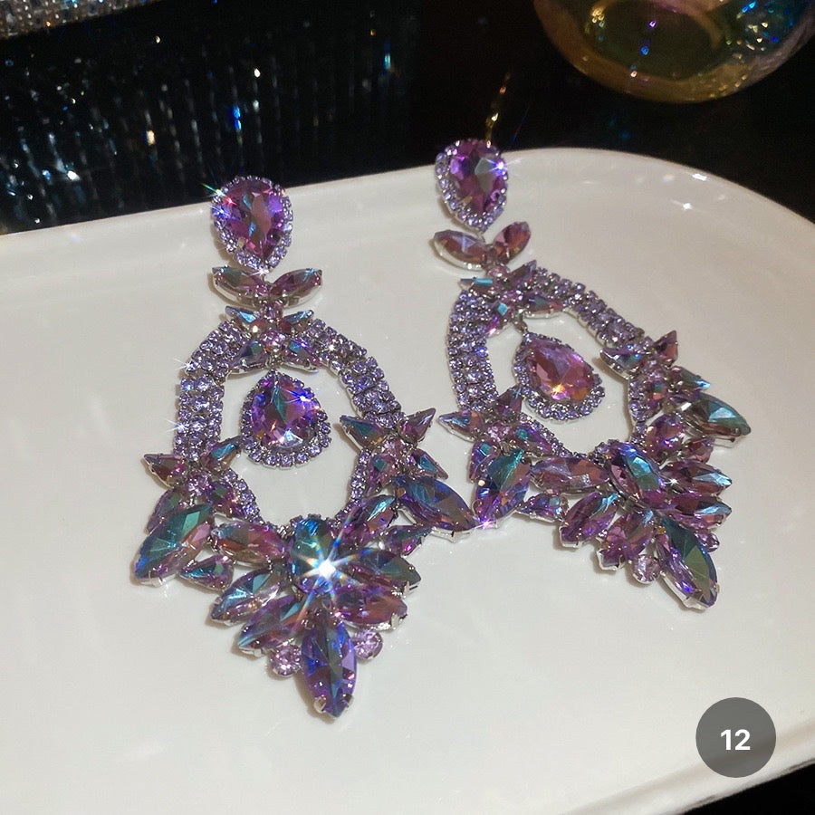 Purple Butterfly Series Earrings