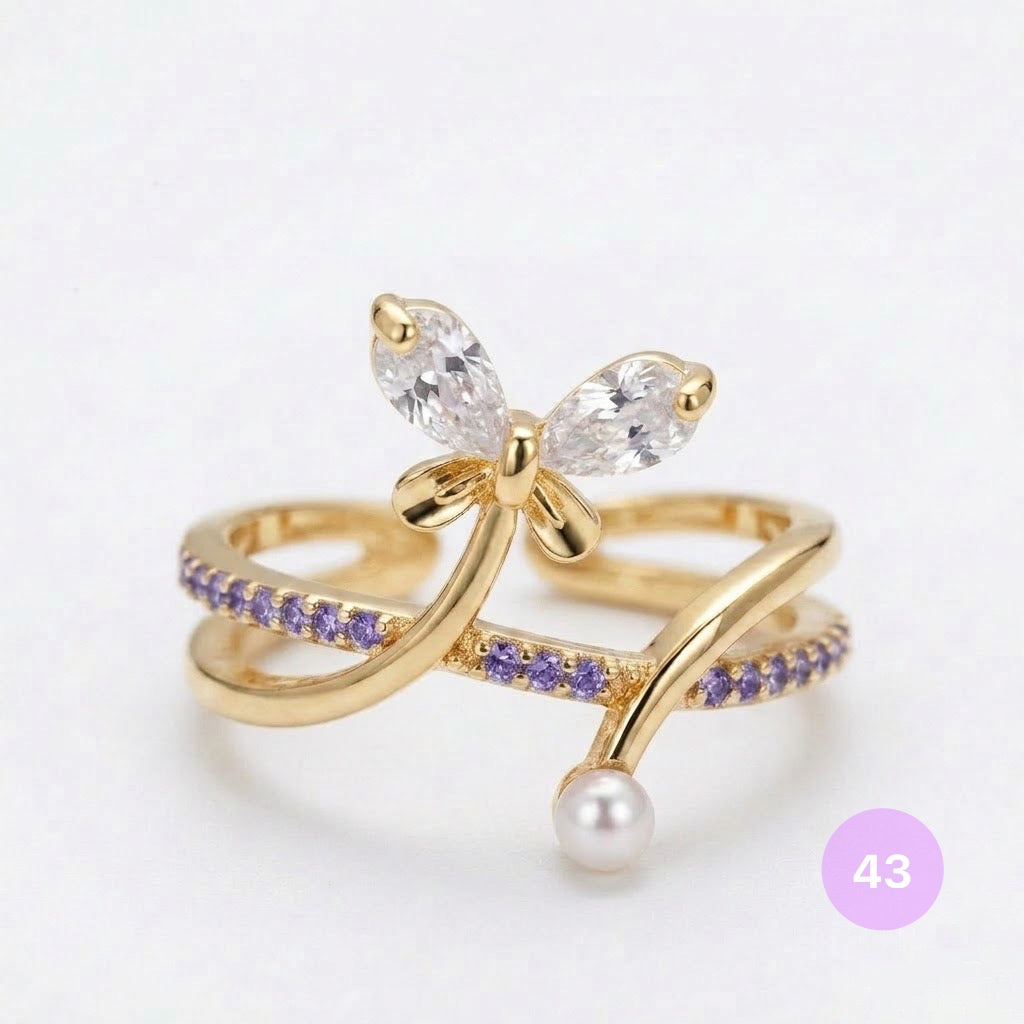 Dainty Golden Rings