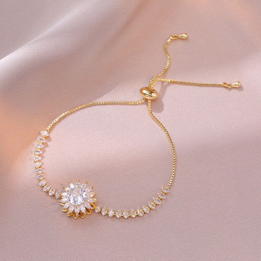 Sunflower Spinner Jewelry Set