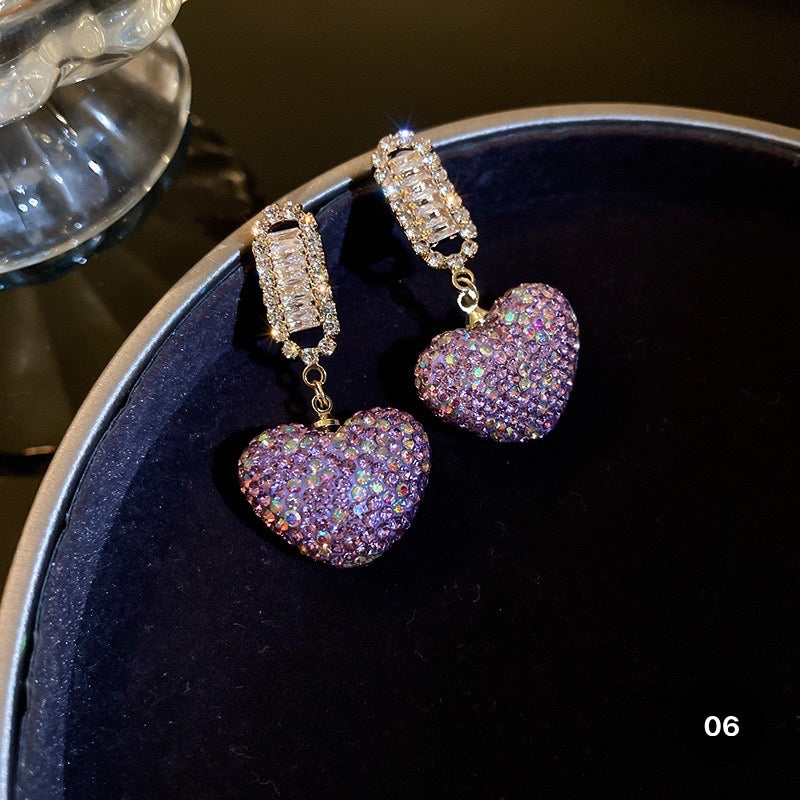 Purple Butterfly Series Earrings