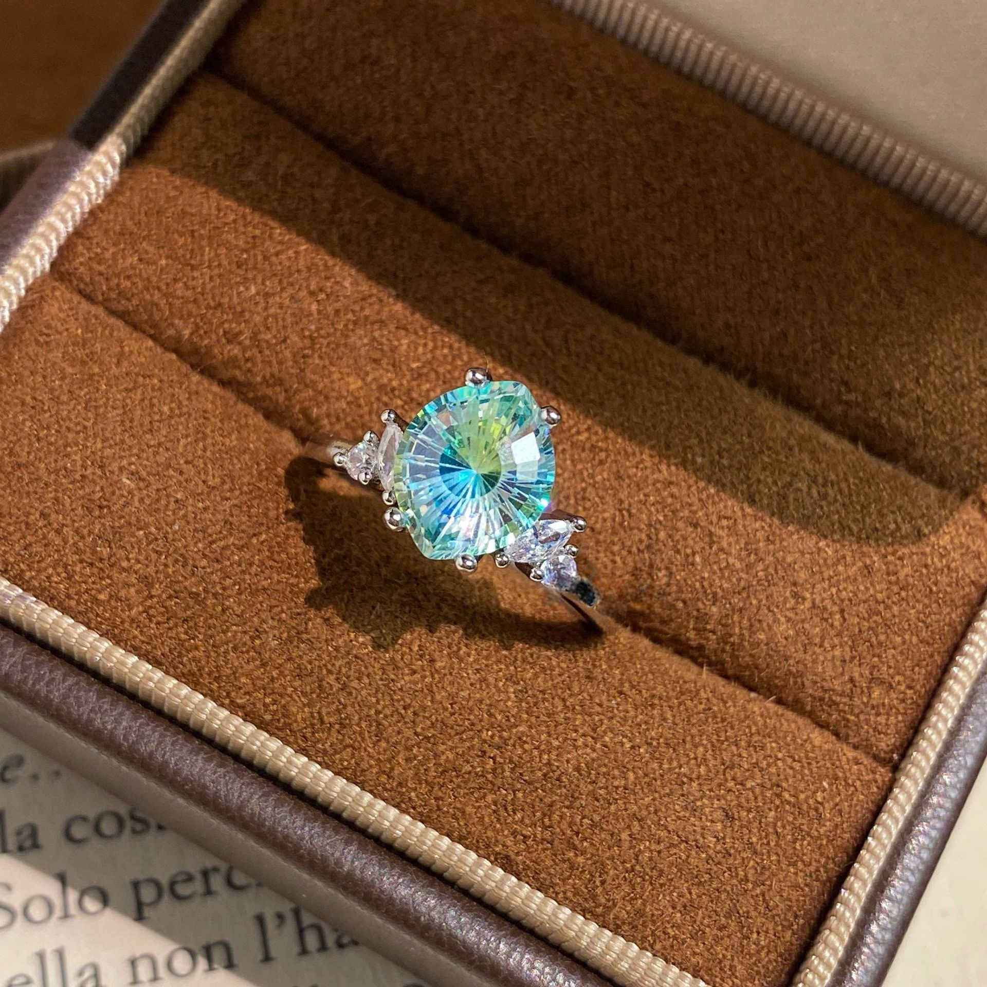 Evil Eye Multi-Color Zircon Ring