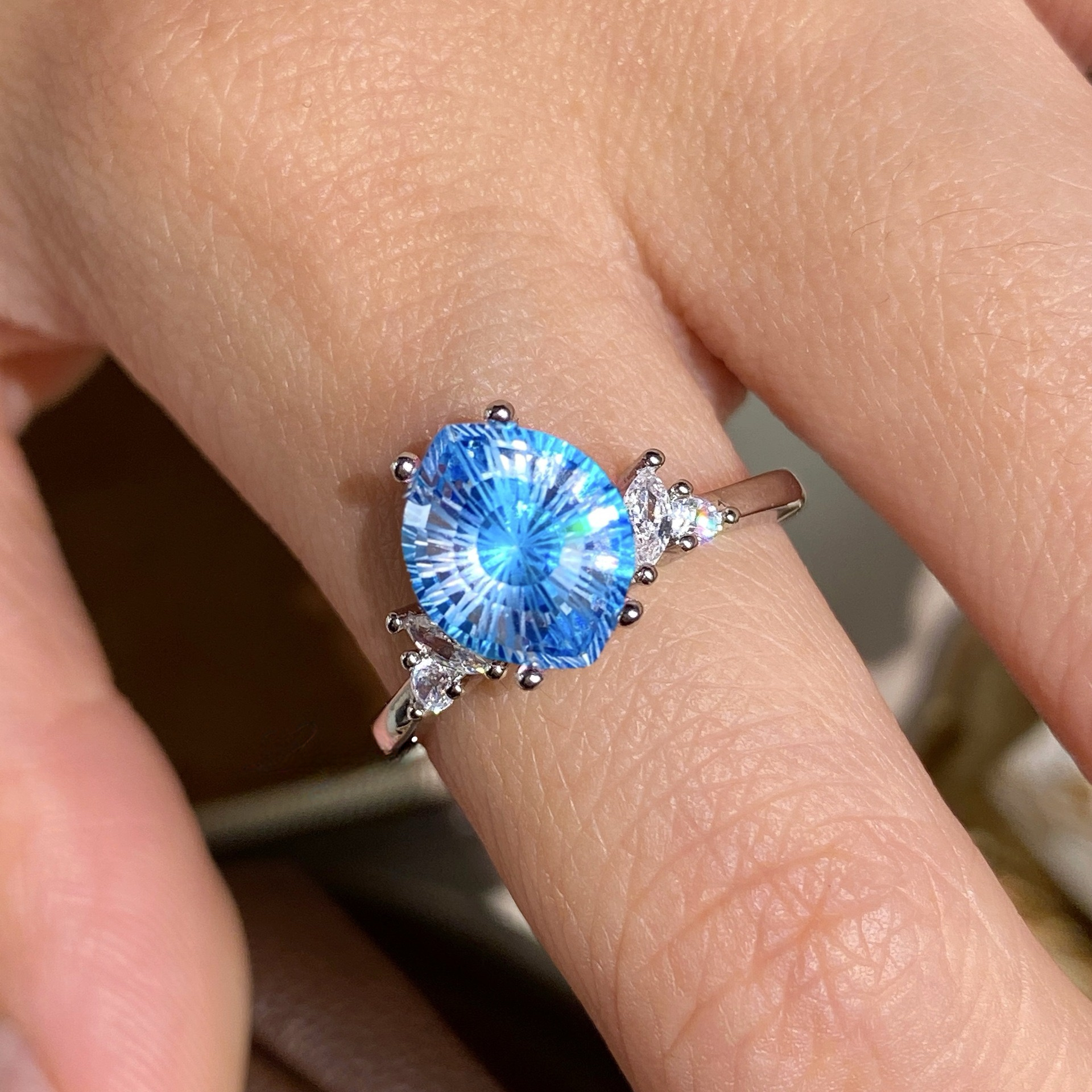 Evil Eye Multi-Color Zircon Ring